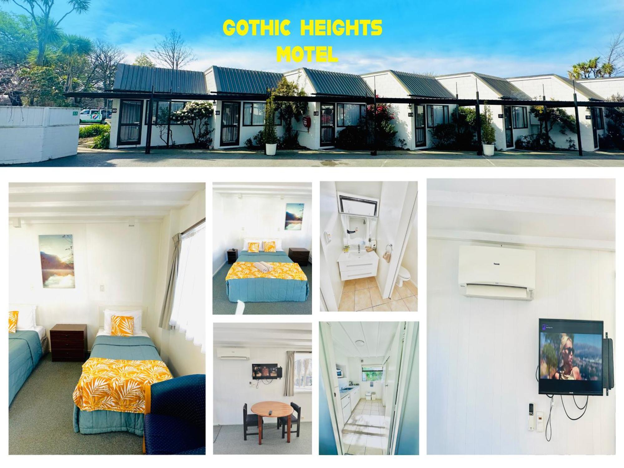 Gothic Heights Motel Christchurch Kültér fotó